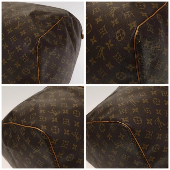 LOUIS VUITTON Monogram Keepall 60 Boston Bag M41422 LV Auth - Picture 16 of 16